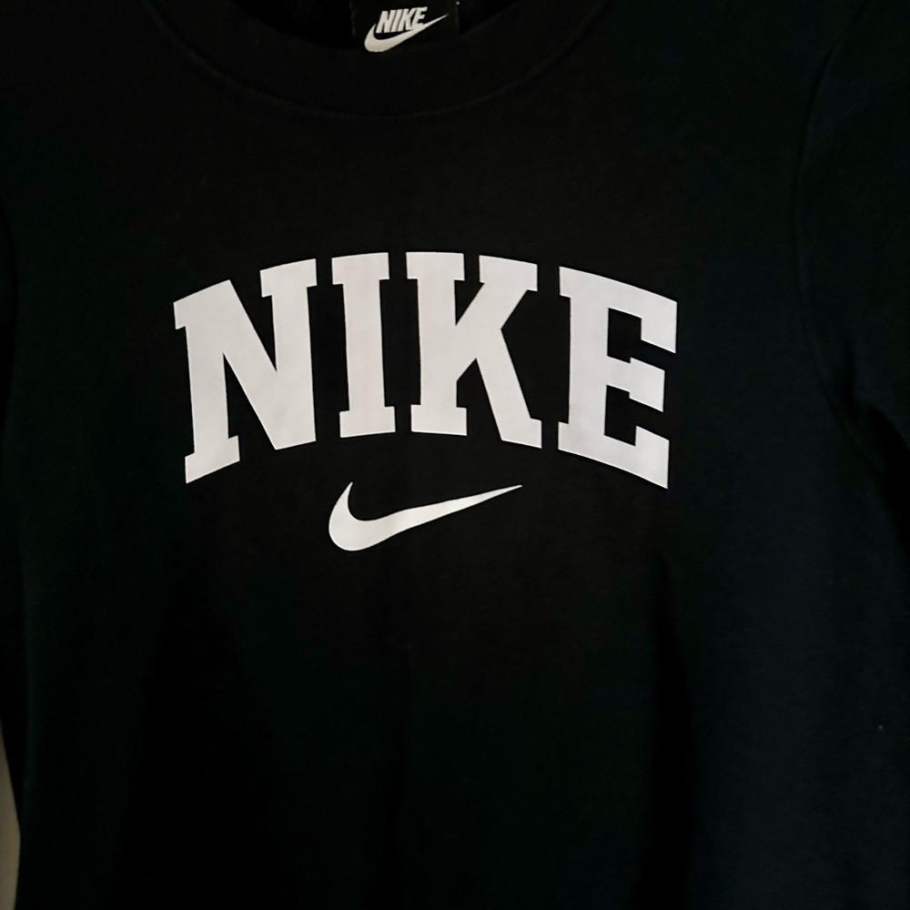 Nike Women’s Sweatshirt Black Long Sleeve Size XS - Picture 5 of 5